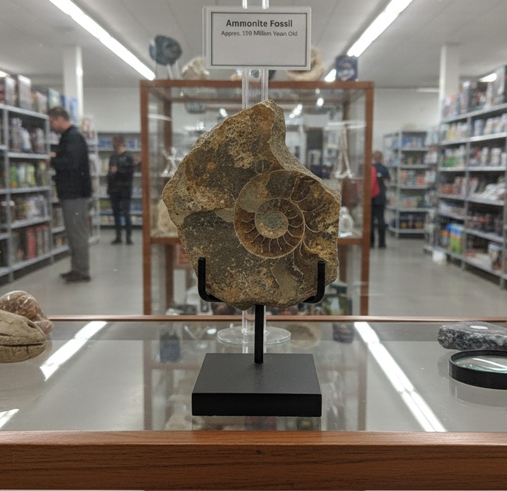 fossil display stand