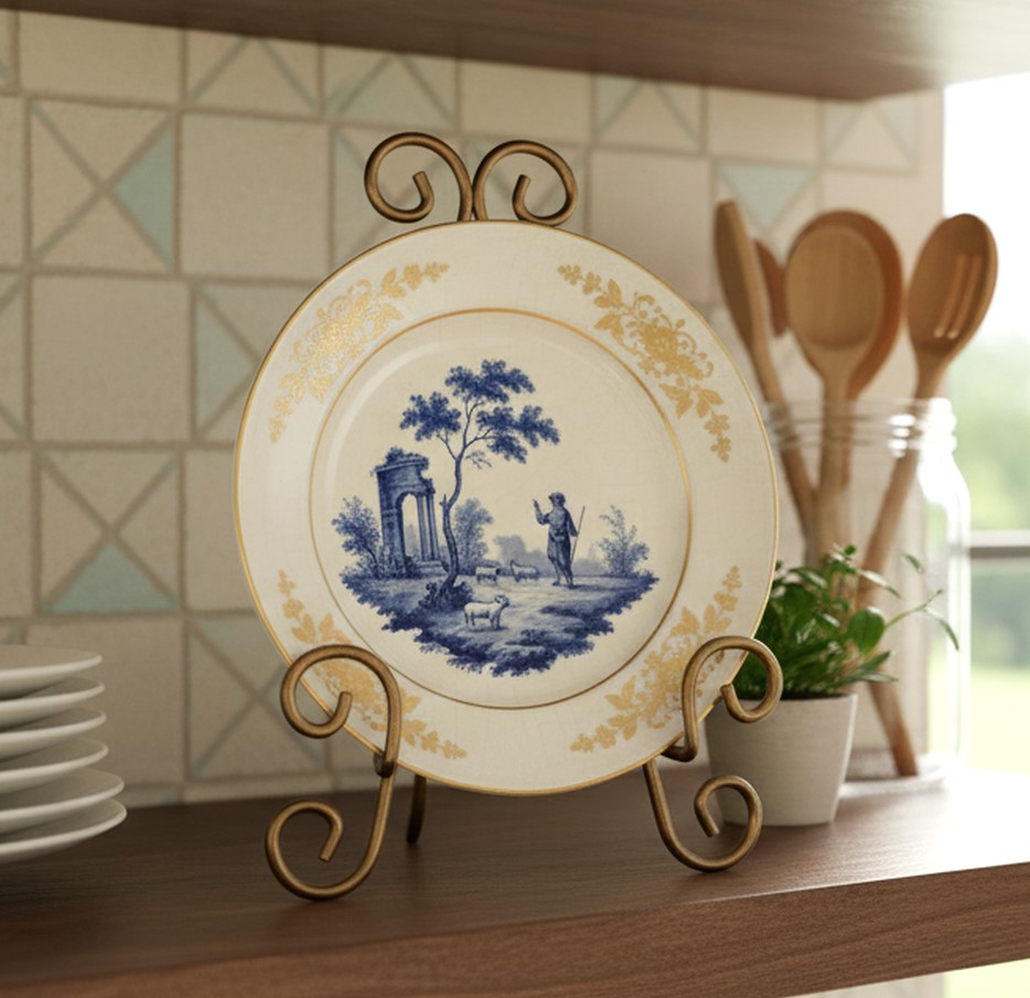 plate display easel