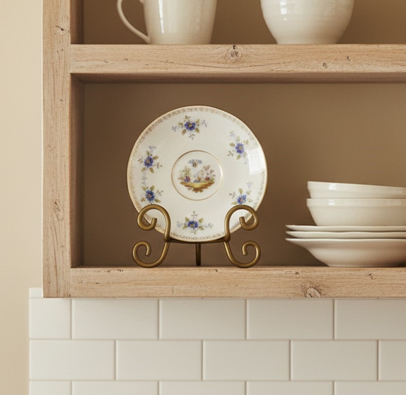 plate display easel