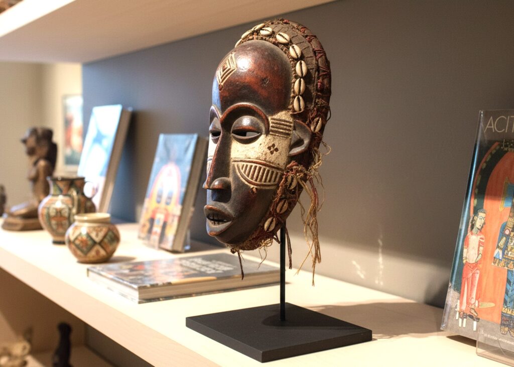 African mask display