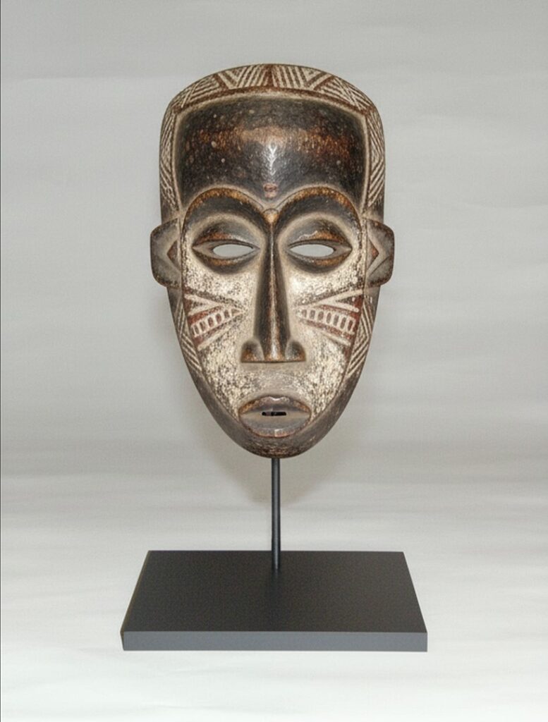 African mask stand