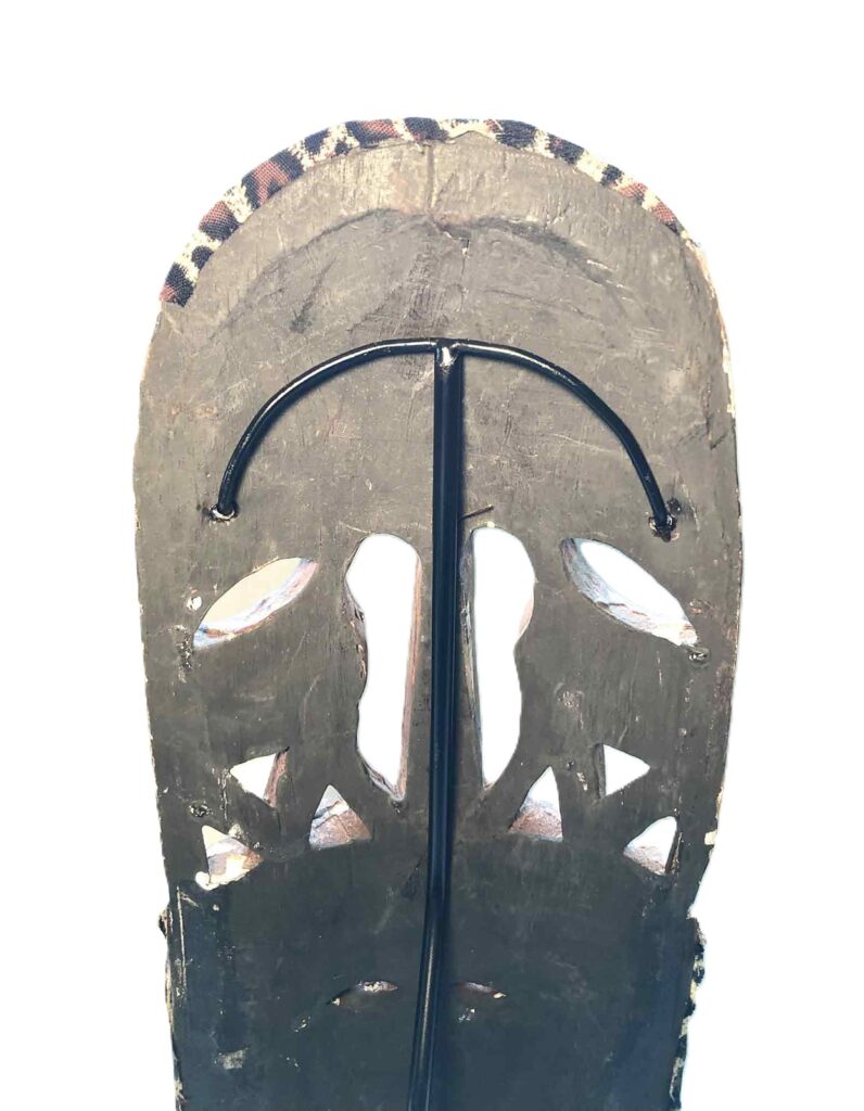 African mask display stand