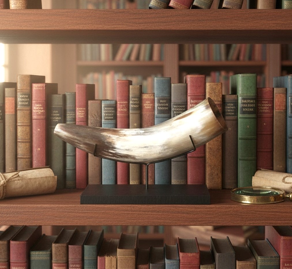 powder horn display stand