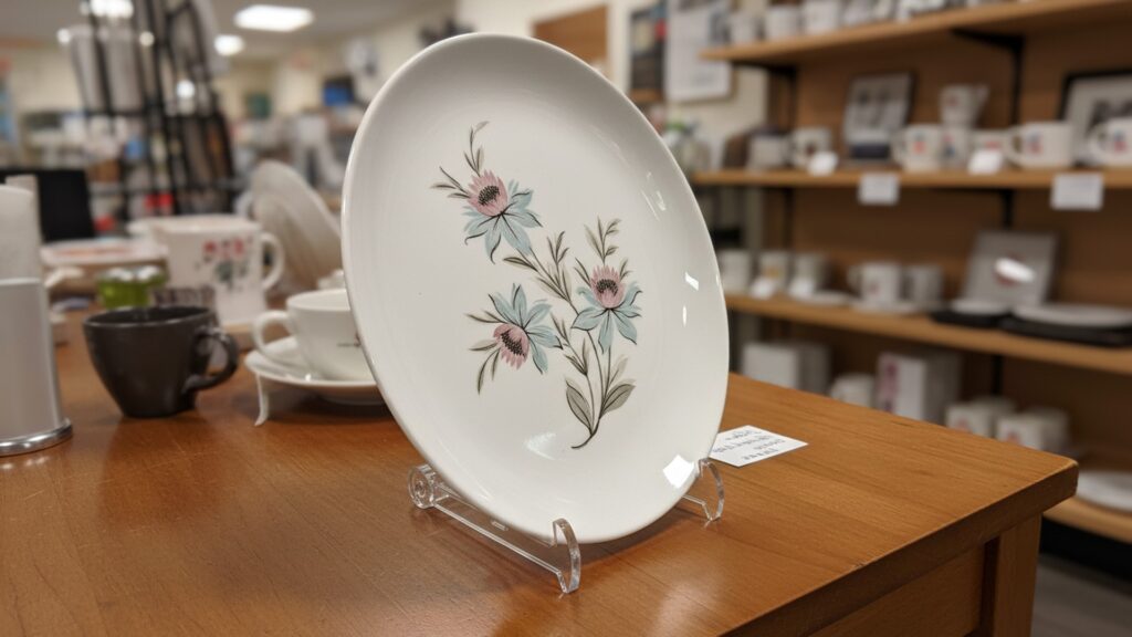 plate display easel