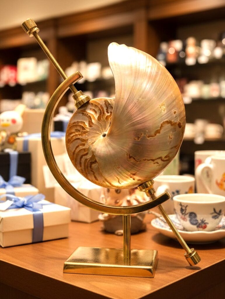 seashell display stand