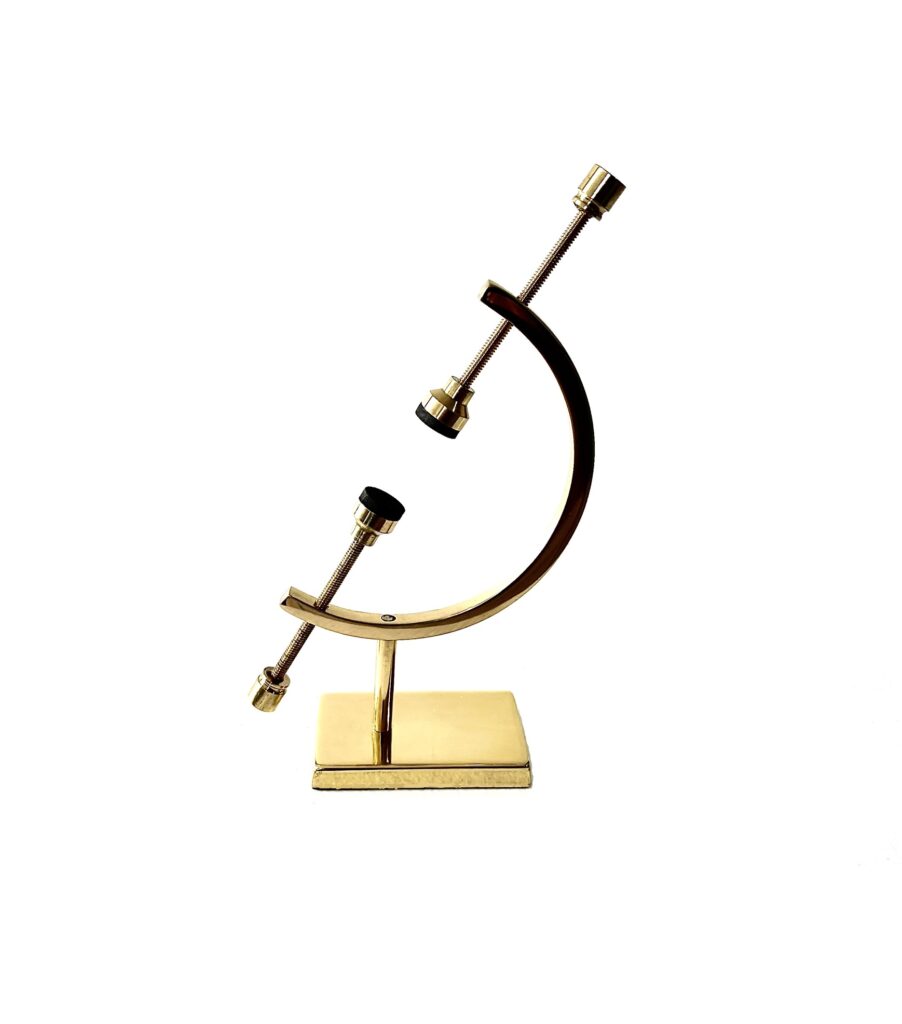 brass caliper display stand