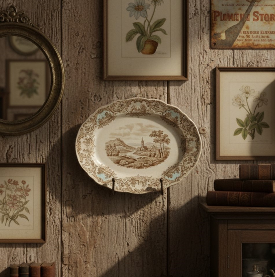 platter wall easel