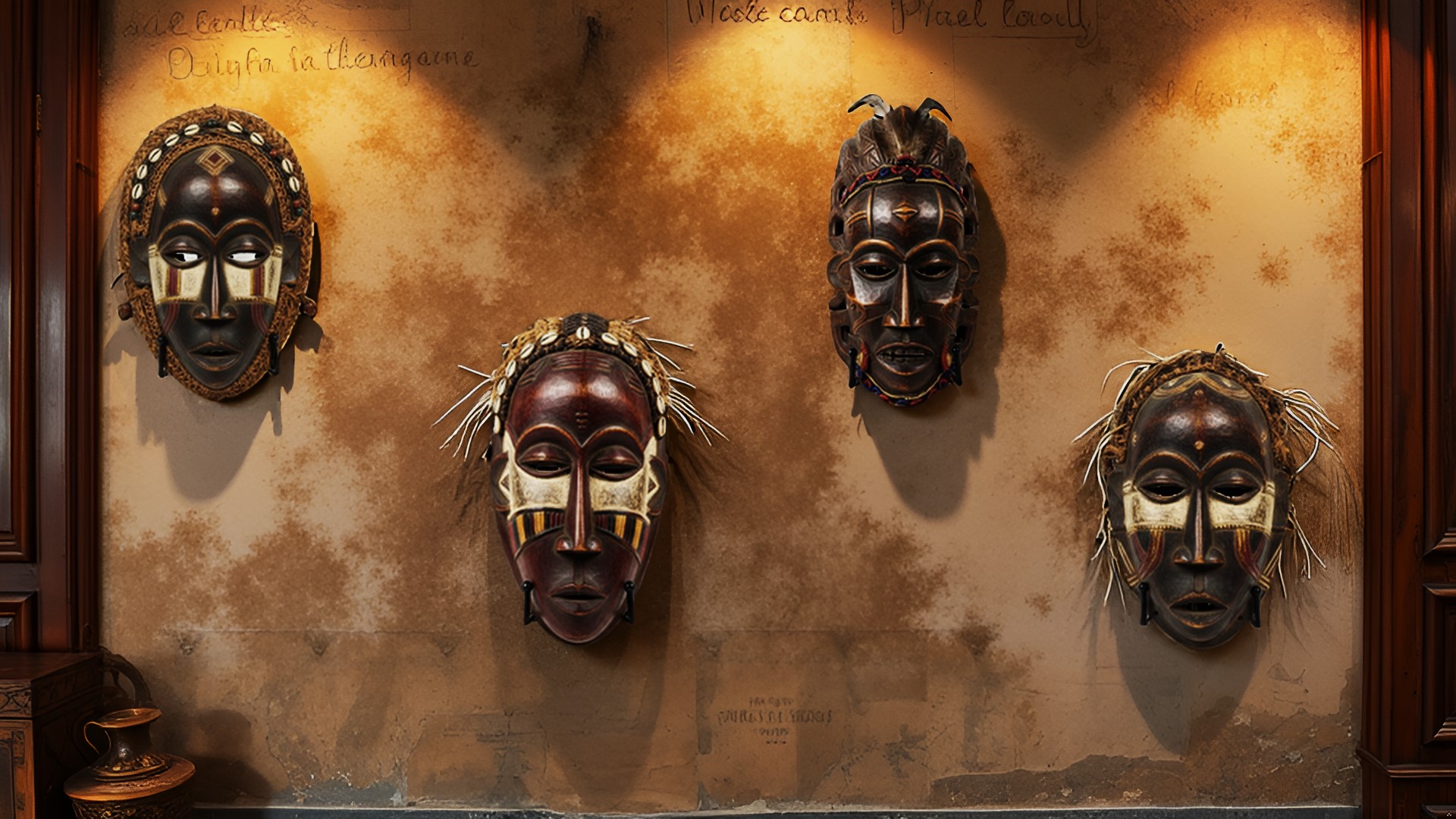 wall mask display