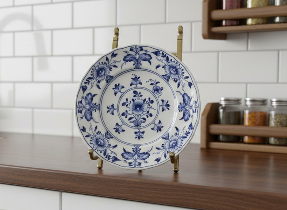 plate display easel
