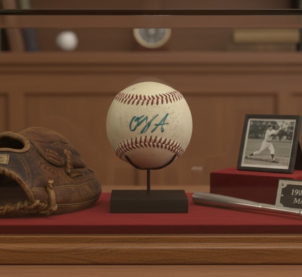 baseball display stand