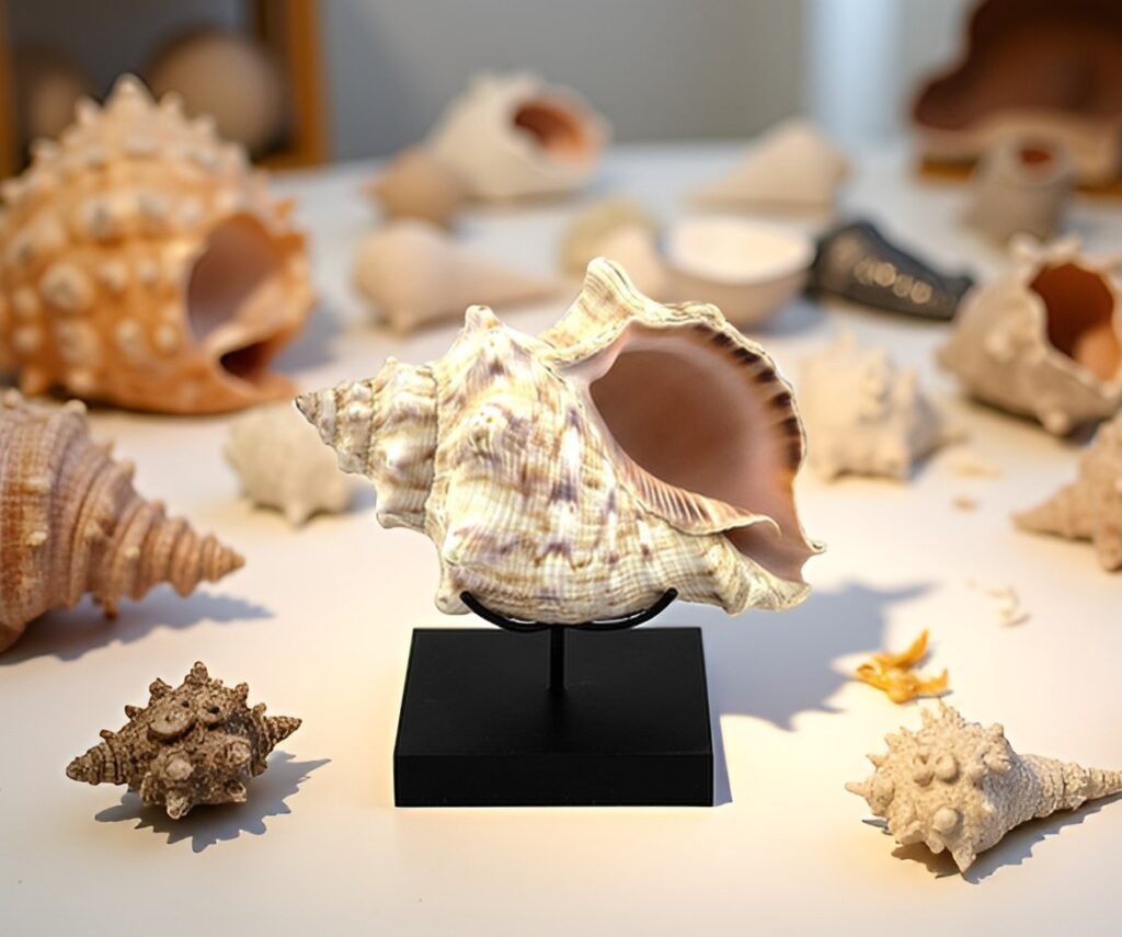 seashell display stand