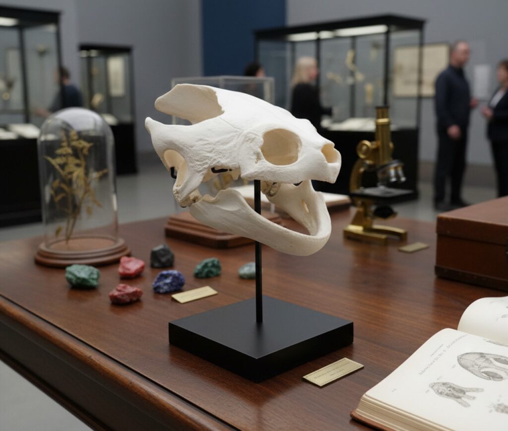 skull display stand