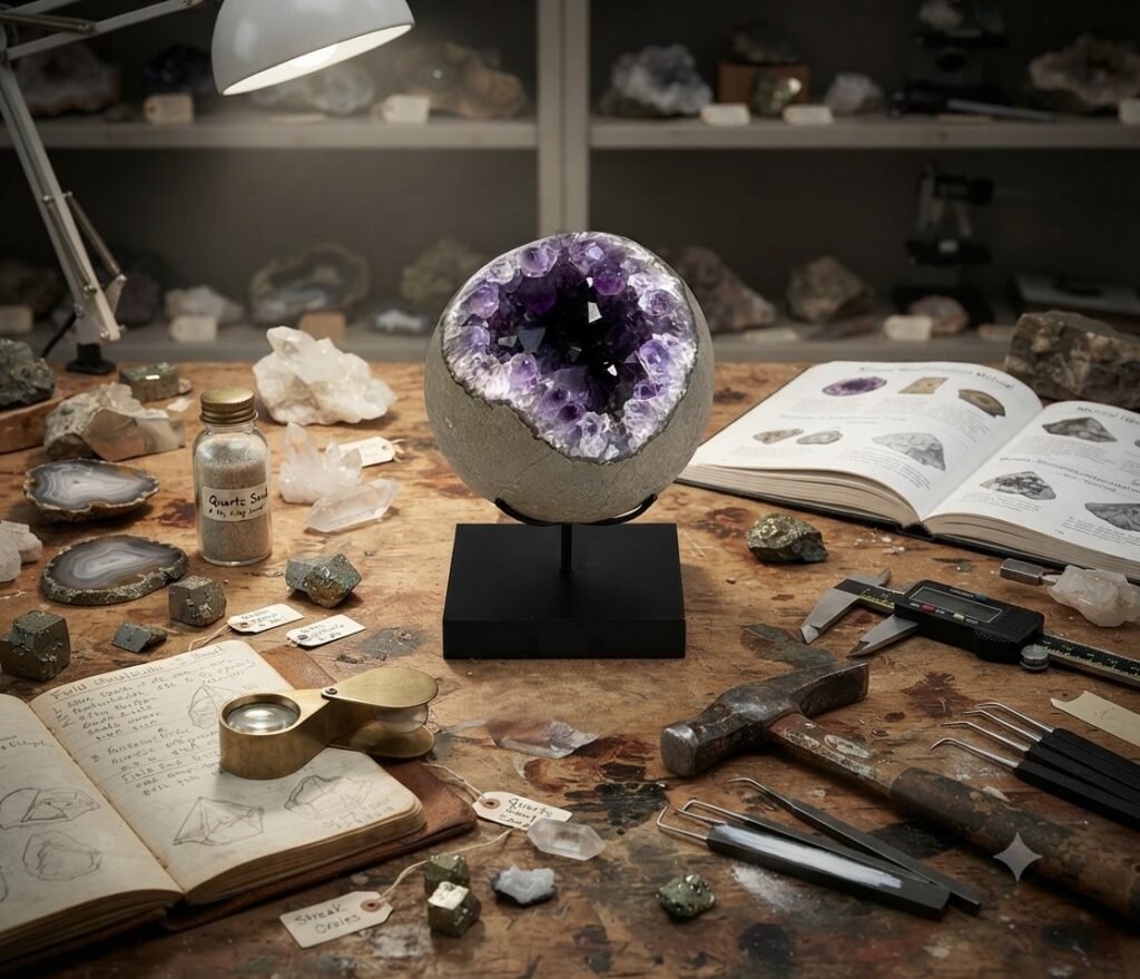 geode display stand
