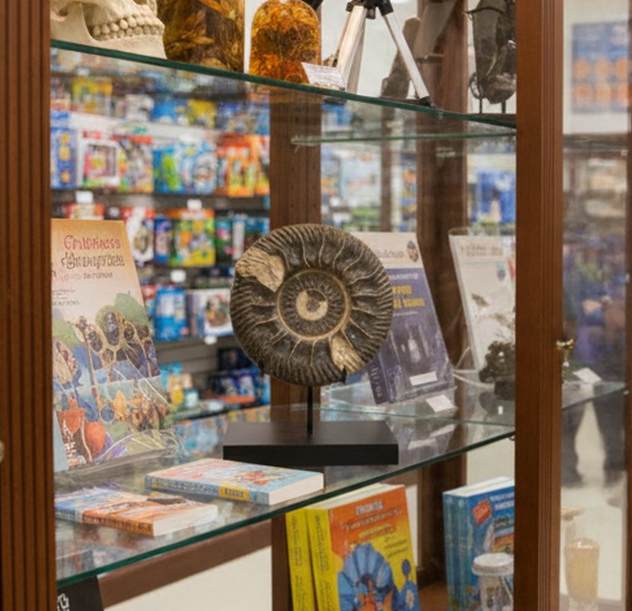 fossil display stand