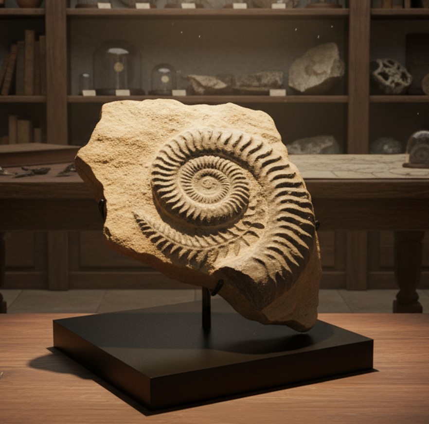 fossil display stand