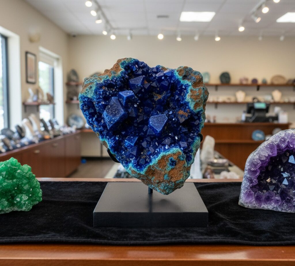mineral display stand