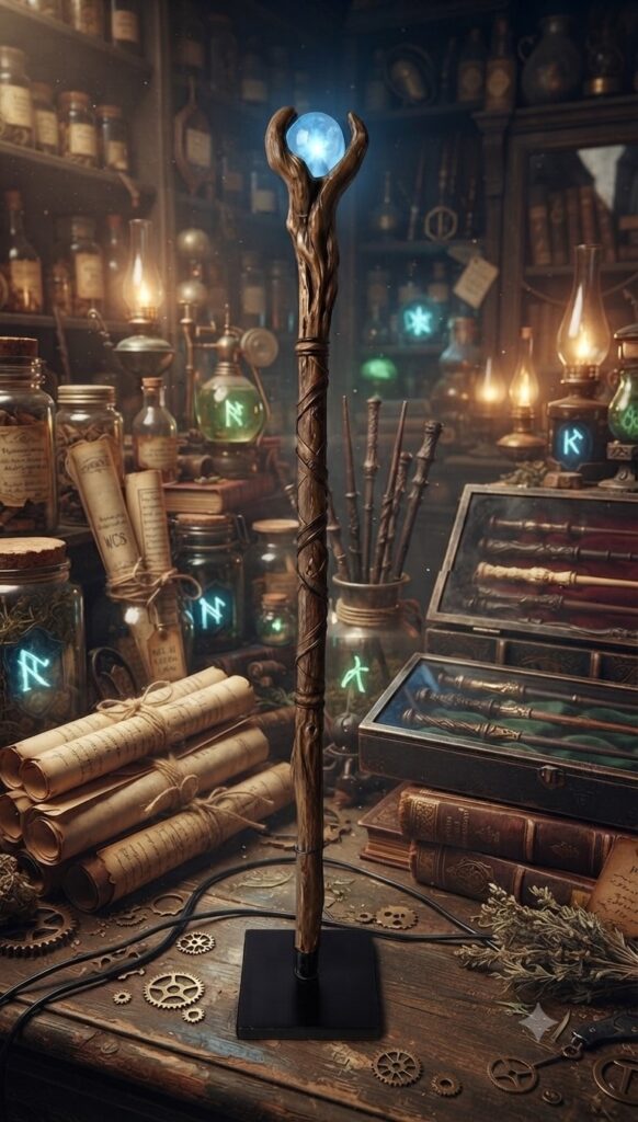 wizard staff display stand